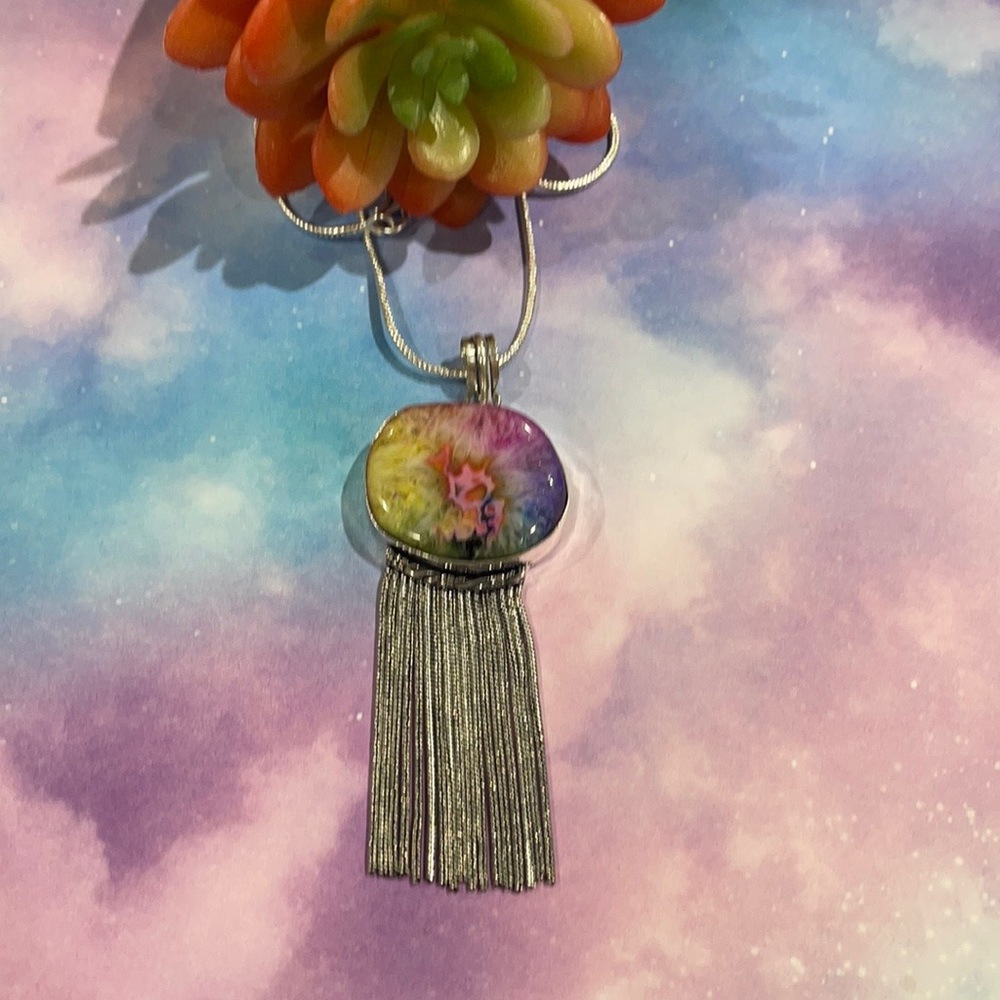 Rainbow Quartz Necklace